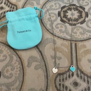 Sterling silver with Tiffany Blue® enamel finish